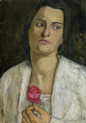 La scultrice Clara Rilke-Westhoff (1878-1954), 1905